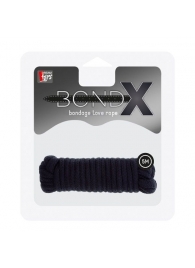 Чёрная веревка для связывания BONDX LOVE ROPE - 5 м. - Dream Toys - купить с доставкой в Рыбинске