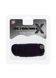 Черная веревка для связывания BONDX LOVE ROPE - 10 м. - Dream Toys - купить с доставкой в Рыбинске