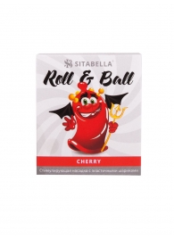 Стимулирующий презерватив-насадка Roll   Ball Cherry - Sitabella - купить с доставкой в Рыбинске