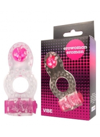 Прозрачное эрекционное кольцо Erowoman-Eroman - Erowoman-Eroman - в Рыбинске купить с доставкой