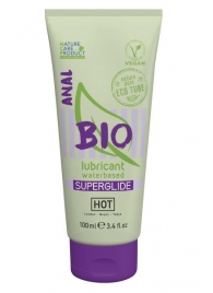 Интимный увлажняющий анальный гель BIO SuperGlide - 100 мл. - HOT - купить с доставкой в Рыбинске