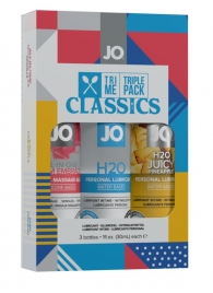 Подарочный набор лубрикантов Tri-Me Triple Pack Classics - System JO - купить с доставкой в Рыбинске