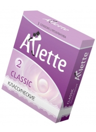 Классические презервативы Arlette Classic - 3 шт. - Arlette - купить с доставкой в Рыбинске