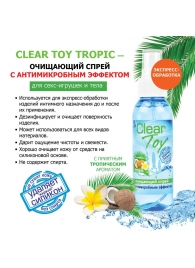 Очищающий спрей для игрушек CLEAR TOY Tropic - 100 мл. - Биоритм - купить с доставкой в Рыбинске