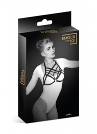 Черная упряжь на грудь Clara - Bijoux Pour Toi - купить с доставкой в Рыбинске