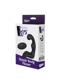 Черный вибромассажер простаты REMOTE BOOTY PLEASER - Dream Toys - в Рыбинске купить с доставкой