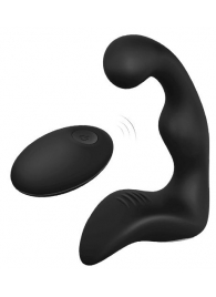 Черный вибромассажер простаты REMOTE BOOTY PLEASER - Dream Toys - в Рыбинске купить с доставкой