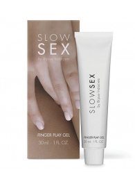 Гель для мастурбации с ароматом кокоса Slow Sex Finger Play Gel - 30 мл. - Bijoux Indiscrets - купить с доставкой в Рыбинске