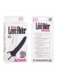 Насадка на пенис Silicone Love Rider Dual Penetrator для двойного проникновения - 14 см. - California Exotic Novelties - в Рыбинске купить с доставкой