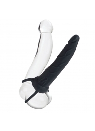 Насадка на пенис Silicone Love Rider Dual Penetrator для двойного проникновения - 14 см. - California Exotic Novelties - в Рыбинске купить с доставкой