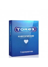 Гладкие презервативы Torex  Классические  - 3 шт. - Torex - купить с доставкой в Рыбинске