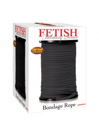 Черная веревка для связывания Bondage Rope - 60,9 м. - Pipedream - купить с доставкой в Рыбинске