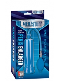 Синяя вакуумная помпа MENZSTUFF PENIS ENLARGER - Dream Toys - в Рыбинске купить с доставкой