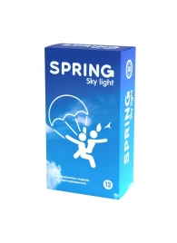 Ультратонкие презервативы SPRING SKY LIGHT - 12 шт. - SPRING - купить с доставкой в Рыбинске