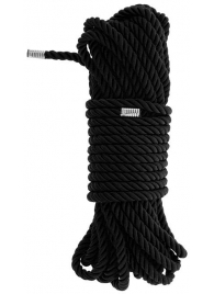 Черная веревка для бондажа BONDAGE ROPE - 10 м. - Dream Toys - купить с доставкой в Рыбинске