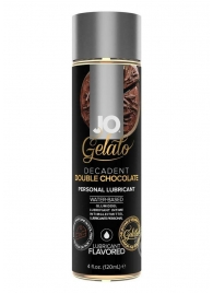 Лубрикант с ароматом шоколада JO GELATO DECADENT DOUBLE CHOCOLATE - 120 мл. - System JO - купить с доставкой в Рыбинске