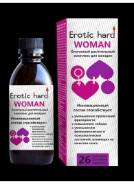 Женский биогенный концентрат для повышения либидо Erotic hard Woman - 250 мл. - Erotic Hard - купить с доставкой в Рыбинске