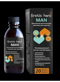 Мужской биогенный концентрат для усиления эрекции Erotic hard Man - 250 мл. - Erotic Hard - купить с доставкой в Рыбинске