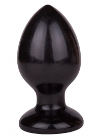 Черный анальный плаг Glide L - 11,7 см. - LOVETOY (А-Полимер)