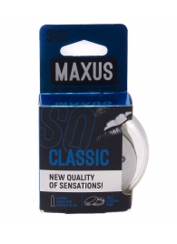 Классические презервативы в пластиковом кейсе MAXUS Classic - 3 шт. - Maxus - купить с доставкой в Рыбинске