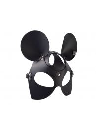 Черная кожаная маска  Мышка - Sitabella - купить с доставкой в Рыбинске