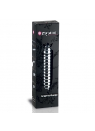 Рельефный фаллос для интенсивного электросекса Groovey George - 20 см. - MyStim - купить с доставкой в Рыбинске