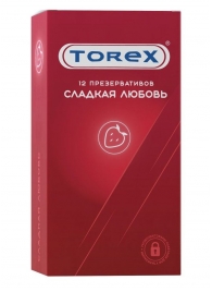 Презервативы Torex  Сладкая любовь  с ароматом клубники - 12 шт. - Torex - купить с доставкой в Рыбинске