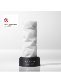 Белый 3D мастурбатор POLYGON - Tenga - в Рыбинске купить с доставкой