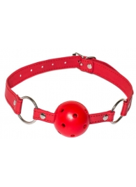 Красный кляп-шарик Firecracker - Lola Games - купить с доставкой в Рыбинске