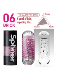 Мастурбатор SPINNER Brick - Tenga - в Рыбинске купить с доставкой