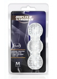 Прозрачный фигурный мастурбатор Master Stroker - Blush Novelties - в Рыбинске купить с доставкой