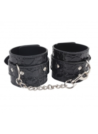 Черные наручники Be good Wrist Cuffs - Chisa - купить с доставкой в Рыбинске