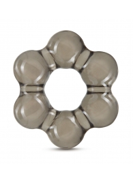 Дымчатое эрекционное кольцо Stay Hard Thick Bead Cock Ring - Blush Novelties - в Рыбинске купить с доставкой