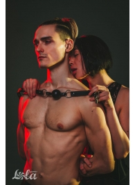 Черный кляп Love Addict на замочке - Lola Games - купить с доставкой в Рыбинске