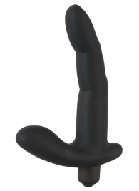 Черный вибромассажер простаты Naughty Finger Prostate Vibe - 13,8 см. - Orion - в Рыбинске купить с доставкой