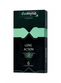 Презервативы с пролонгирующим эффектом DOMINO Classic Long action - 6 шт. - Domino - купить с доставкой в Рыбинске