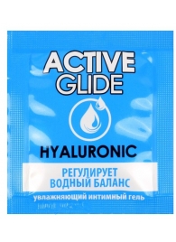 Лубрикант на водной основе Active Glide с гиалуроновой кислотой - 3 гр. - Биоритм - купить с доставкой в Рыбинске