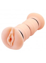 Телесный вибромастурбатор-вагина Michelle - Baile - в Рыбинске купить с доставкой
