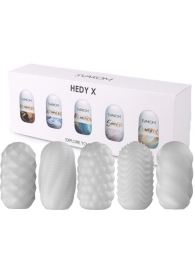 Набор из 5 мастурбаторов Hedy X5 Mixed - Svakom - в Рыбинске купить с доставкой