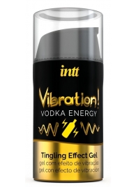 Жидкий интимный гель с эффектом вибрации Vibration! Vodka Energy - 15 мл. - INTT - купить с доставкой в Рыбинске