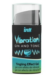 Жидкий интимный гель с эффектом вибрации Vibration! Gin   Tonic - 15 мл. - INTT - купить с доставкой в Рыбинске