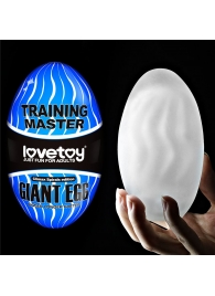 Мастурбатор-яйцо Giant Egg Climax Spirals Edition - Lovetoy - в Рыбинске купить с доставкой