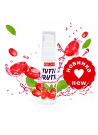 Гель-смазка Tutti-frutti со вкусом барбариса - 30 гр. - Биоритм - купить с доставкой в Рыбинске