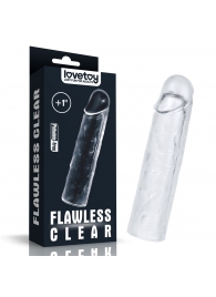 Прозрачная насадка-удлинитель Flawless Clear Penis Sleeve Add 1 - 15,5 см. - Lovetoy - в Рыбинске купить с доставкой