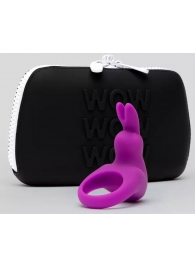 Фиолетовое эрекционное виброкольцо Happy Rabbit Cock Ring Kit - Happy Rabbit - в Рыбинске купить с доставкой