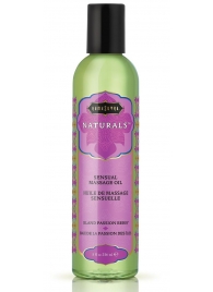 Массажное масло Naturals Island Passion Berry с ароматом тропических фруктов - 236 мл. - Kama Sutra - купить с доставкой в Рыбинске