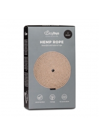 Пеньковая веревка для связывания Hemp Rope - 5 м. - Easy toys - купить с доставкой в Рыбинске