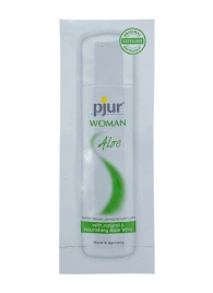 Лубрикант на водной основе pjur WOMAN Aloe - 2 мл. - Pjur - купить с доставкой в Рыбинске