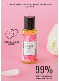 Массажное масло Pleasure Lab Delicate с ароматом пиона и пачули - 50 мл. - Pleasure Lab - купить с доставкой в Рыбинске