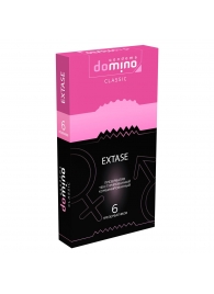 Презервативы с точками и рёбрышками DOMINO Classic Extase - 6 шт. - Domino - купить с доставкой в Рыбинске